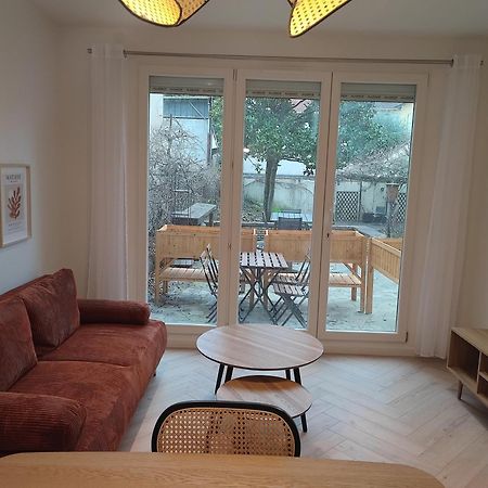 Appartement D'Architecte Avec Vue Sur Jardin 라쿠르뇌브 외부 사진